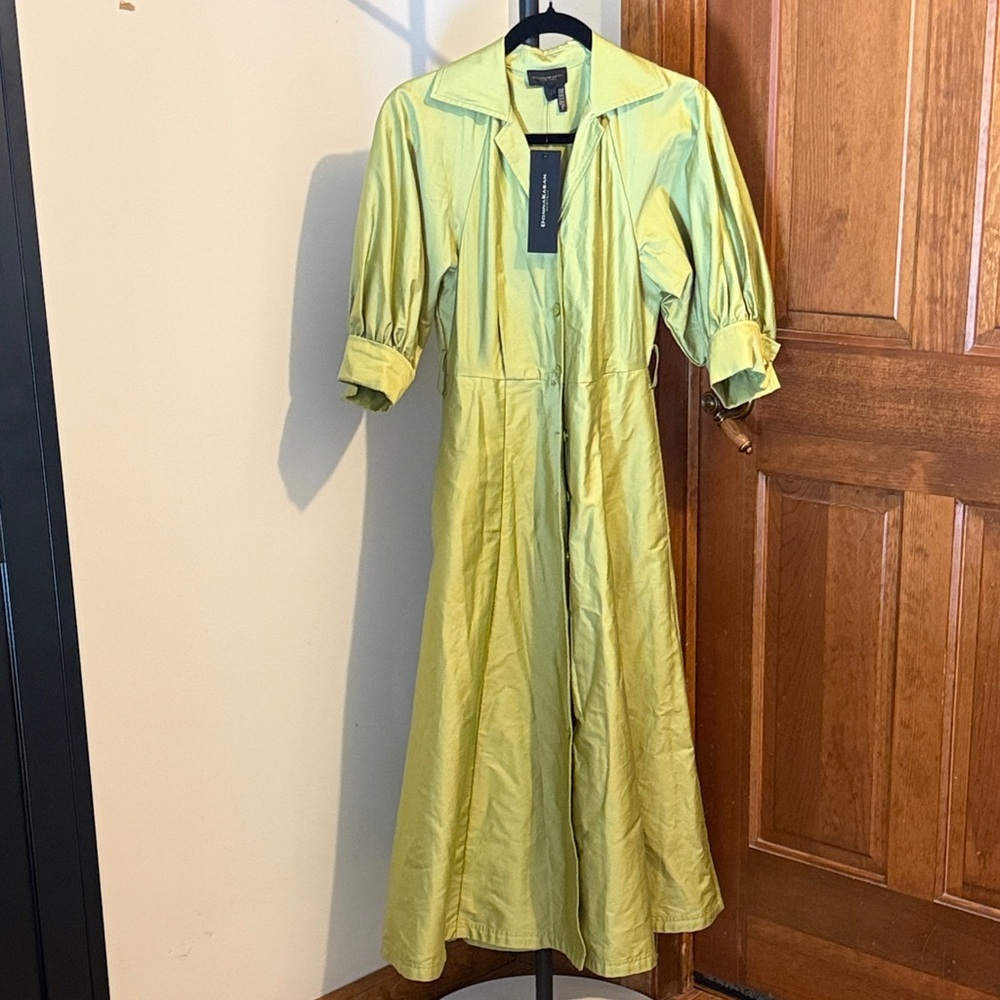 DKNY apple Green Midi Dress